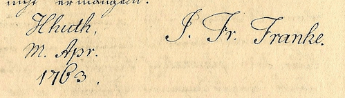 Franke signature